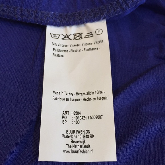 Yest Insider 8504 Astra Blue Capris Leggings Activewear Size 4 - Picture 9 of 16